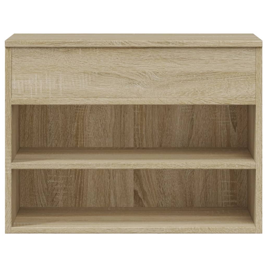 skobænk 60x30x45 cm konstrueret træ sonoma-eg