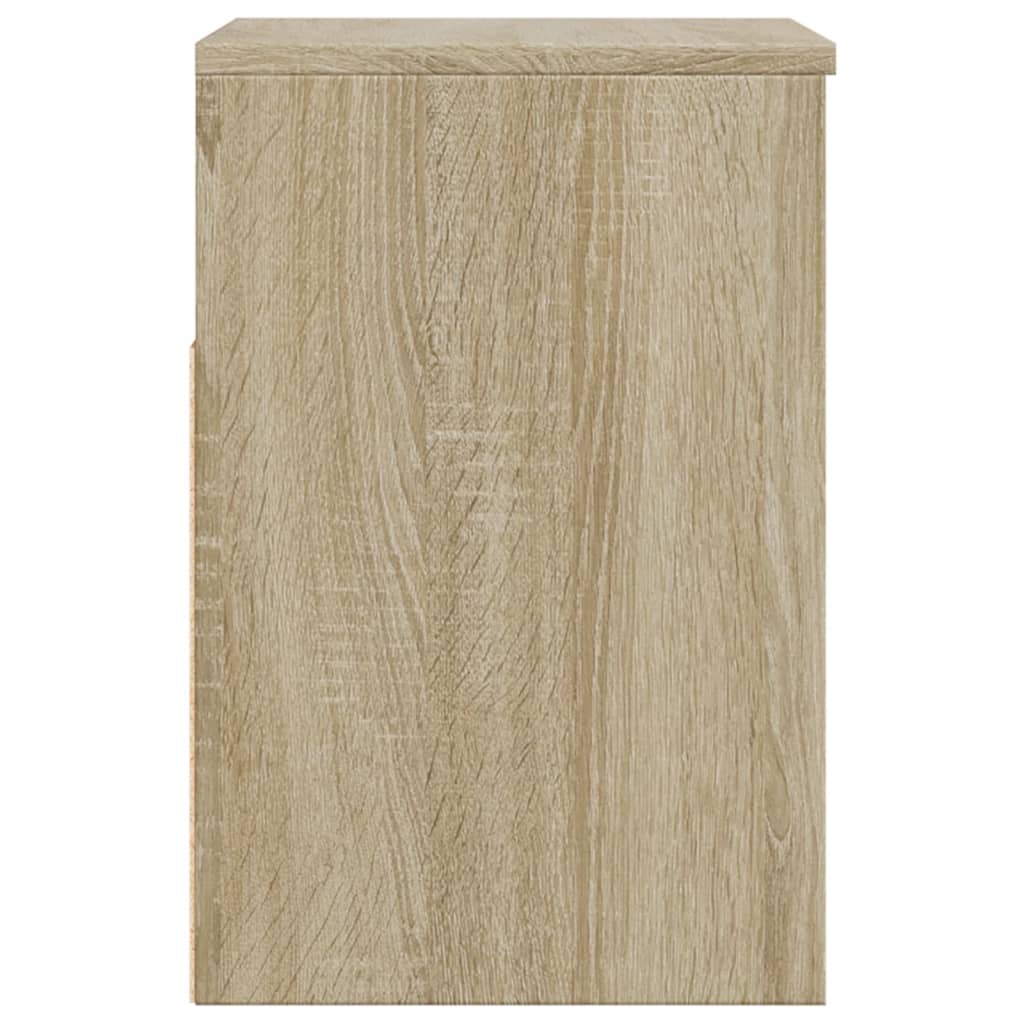 skobænk 60x30x45 cm konstrueret træ sonoma-eg