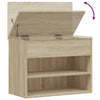 skobænk 60x30x45 cm konstrueret træ sonoma-eg