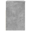 skobænk 60x30x45 cm konstrueret træ betongrå