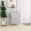 skoskab 60x35x70 cm konstrueret træ betongrå
