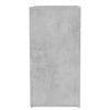 skoskab 60x35x70 cm konstrueret træ betongrå