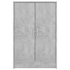 skoskab 60x35x92 cm konstrueret træ betongrå