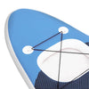 oppusteligt paddleboardsæt 330x76x10 cm havblå