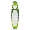 oppusteligt paddleboardsæt 330x76x10 cm grøn