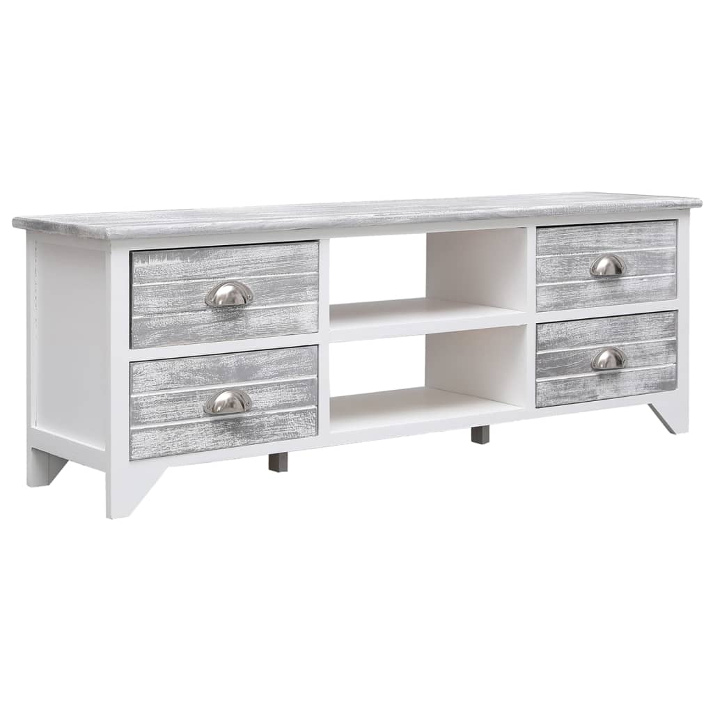 tv-skab 108x30x40 cm massivt kejsertræ