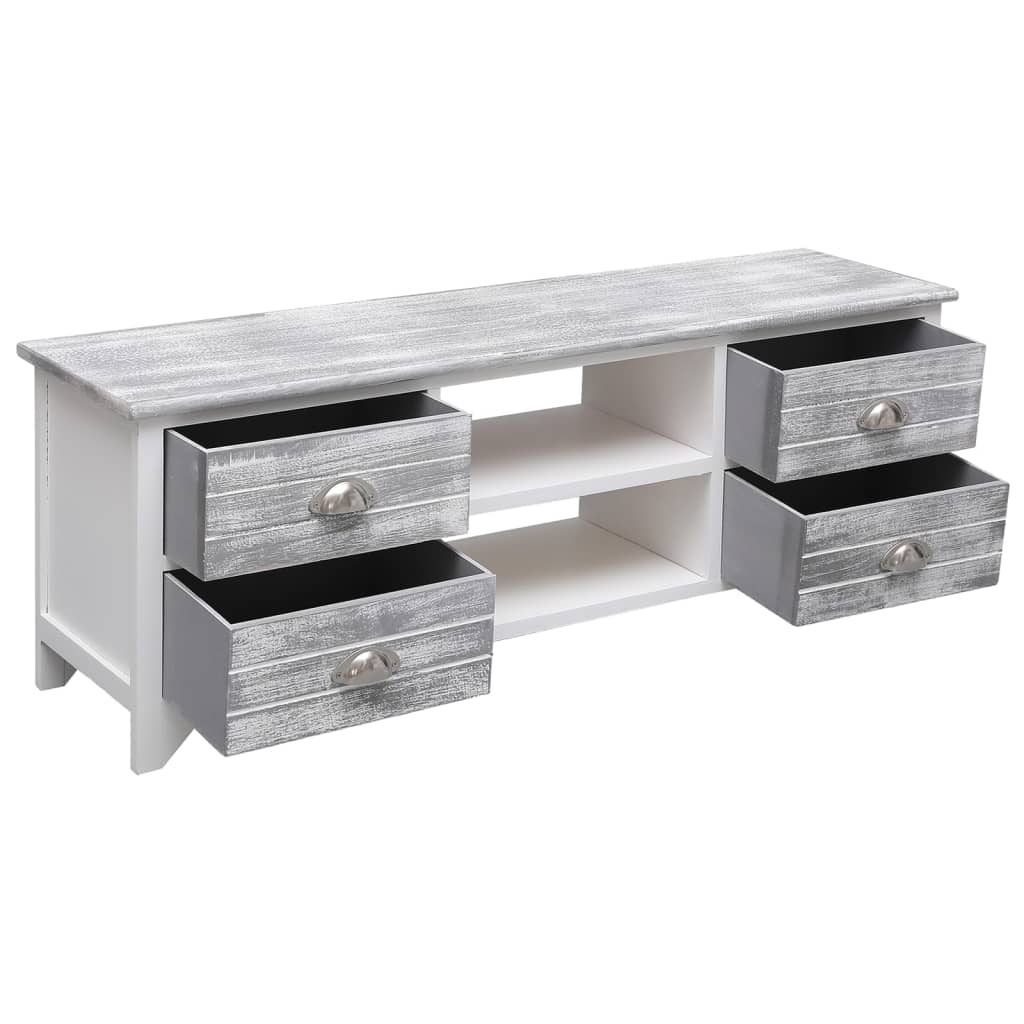 tv-skab 108x30x40 cm massivt kejsertræ