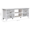 tv-skab 108x30x40 cm massivt kejsertræ