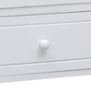 tv-skab 108x30x40 cm massivt kejsertræ hvid