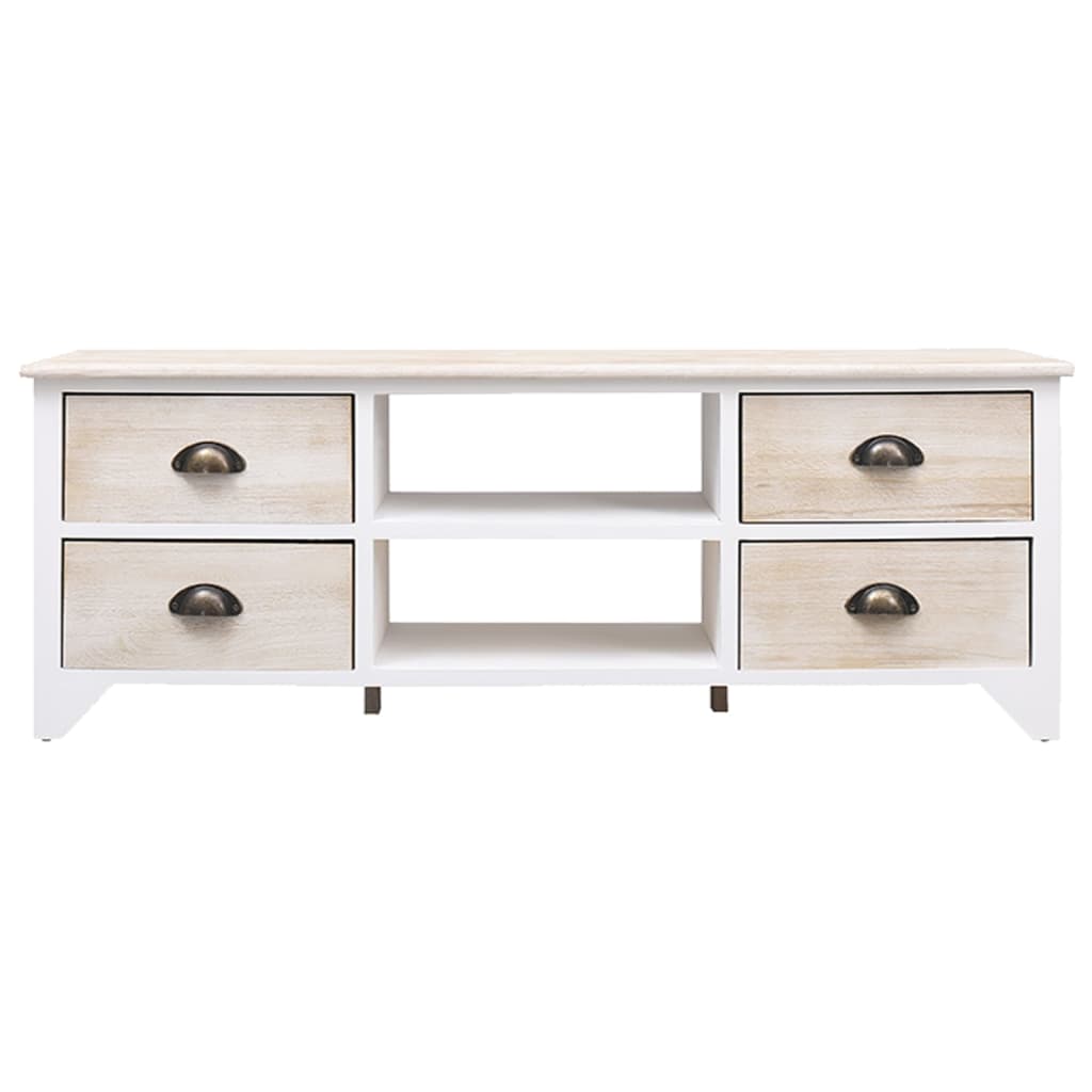 tv-skab 108x30x40 cm massivt kejsertræ