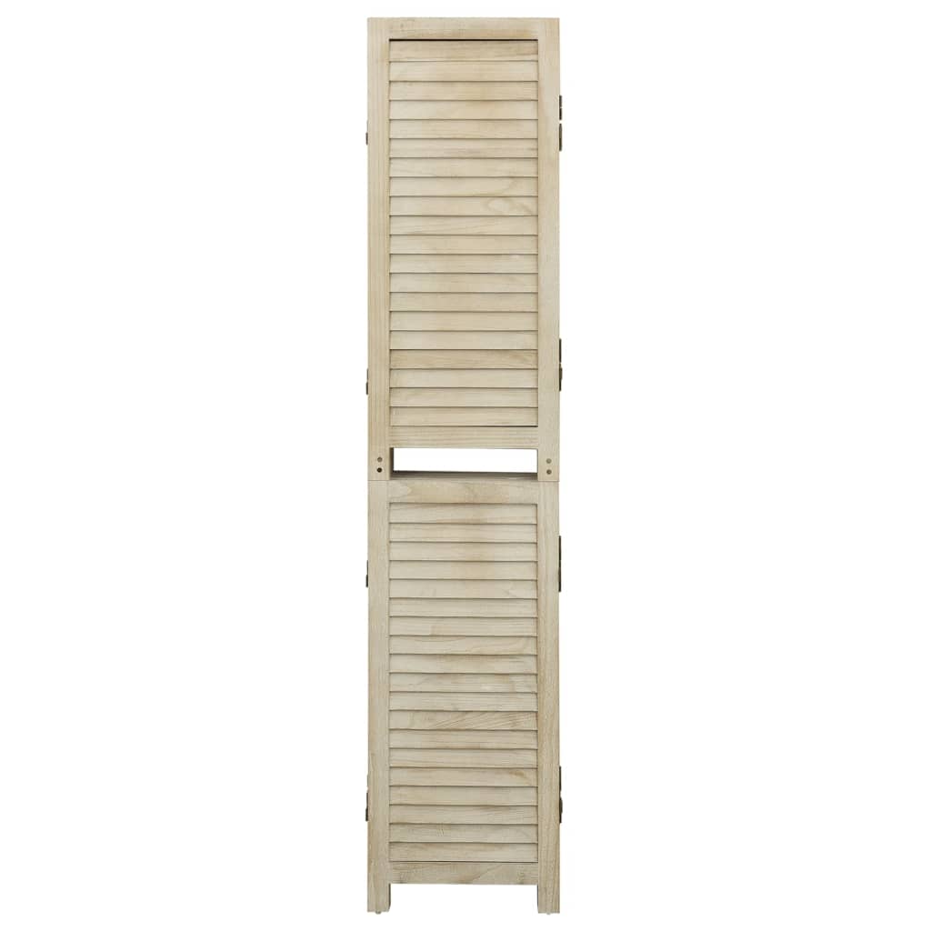6-panels rumdeler 210x165 cm massivt kejsertræ