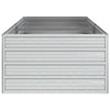 højbed 160x80x45 cm galvaniseret stål sølvfarvet
