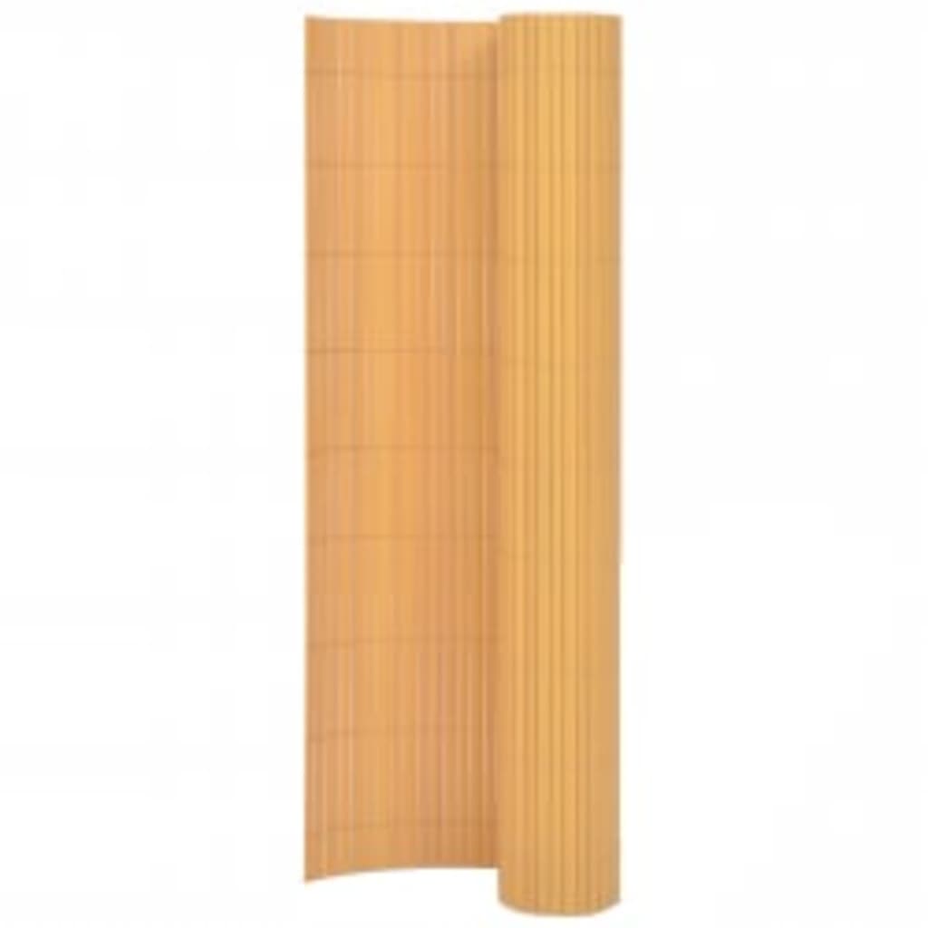 dobbeltsidet havehegn 90x400 cm gul