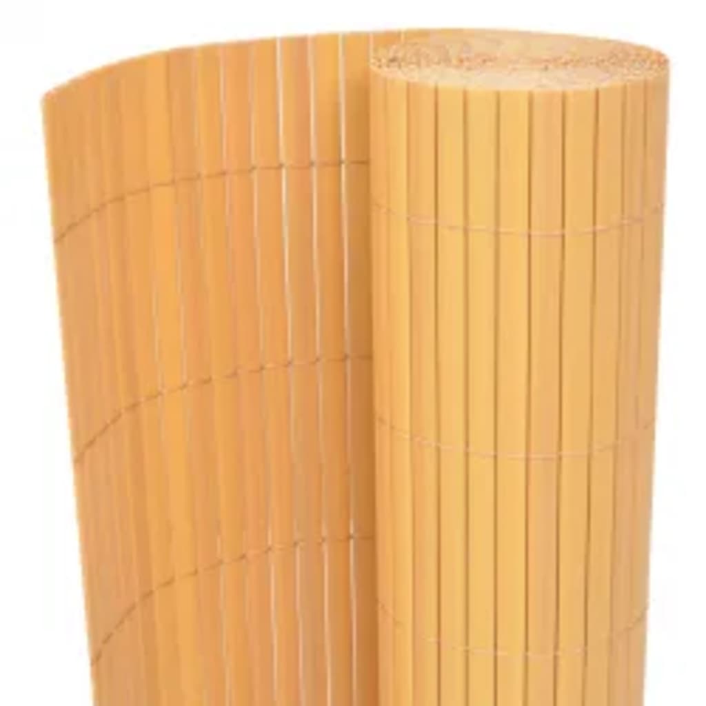 dobbeltsidet havehegn 90x400 cm gul