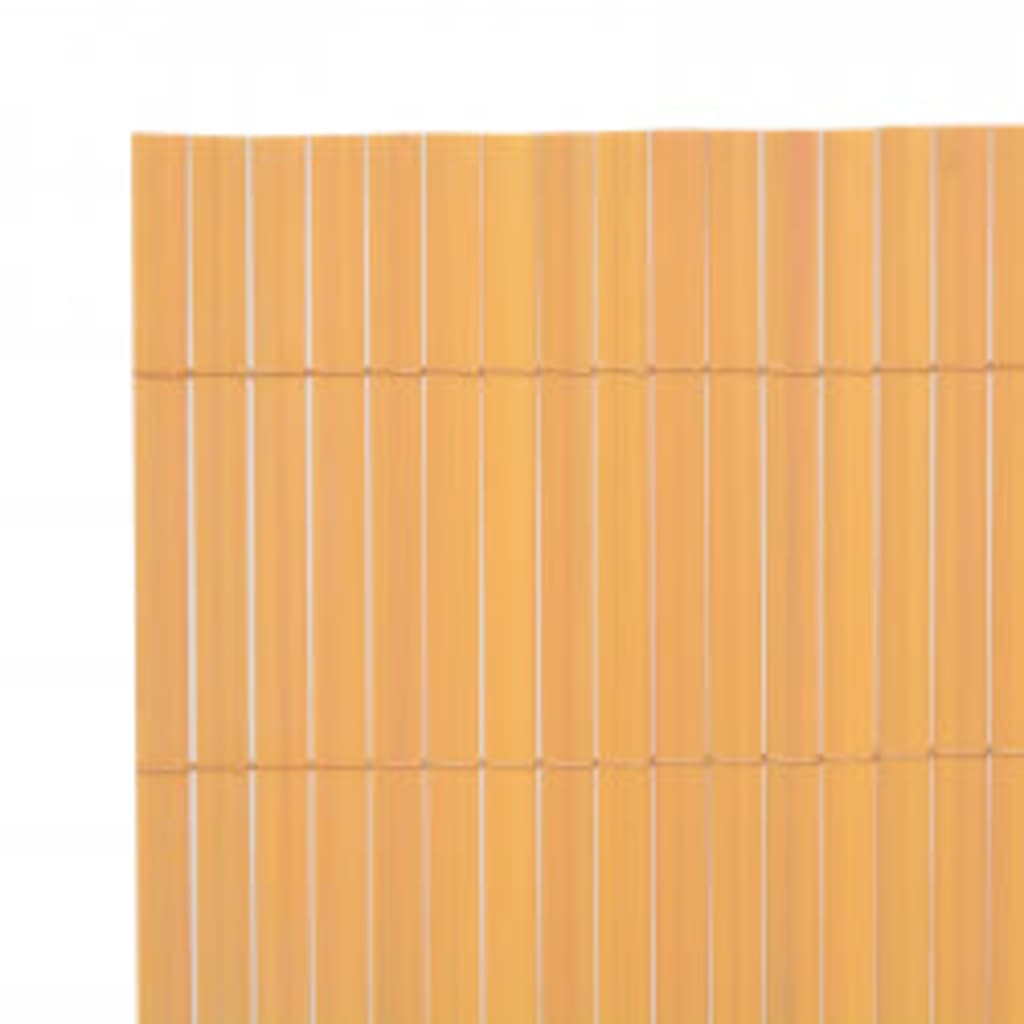 dobbeltsidet havehegn 90x400 cm gul