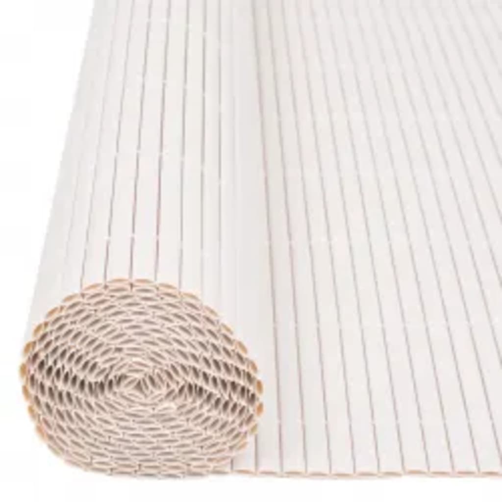 havehegn 110x300 cm dobbeltsidet hvid