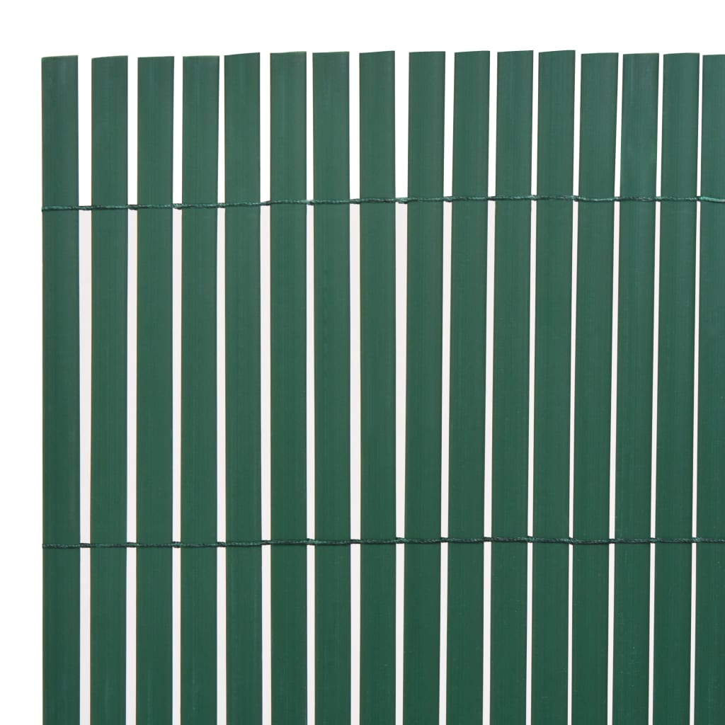 dobbeltsidet havehegn 110x300 cm grøn