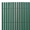 dobbeltsidet havehegn 110x300 cm grøn
