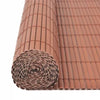 dobbeltsidet havehegn 110x300 cm brun