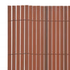 dobbeltsidet havehegn 110x300 cm brun