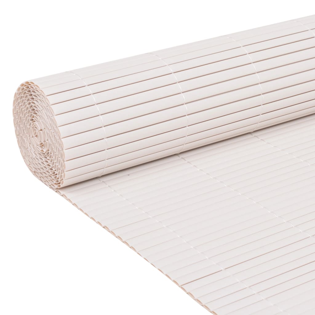 havehegn 110x400 cm dobbeltsidet hvid