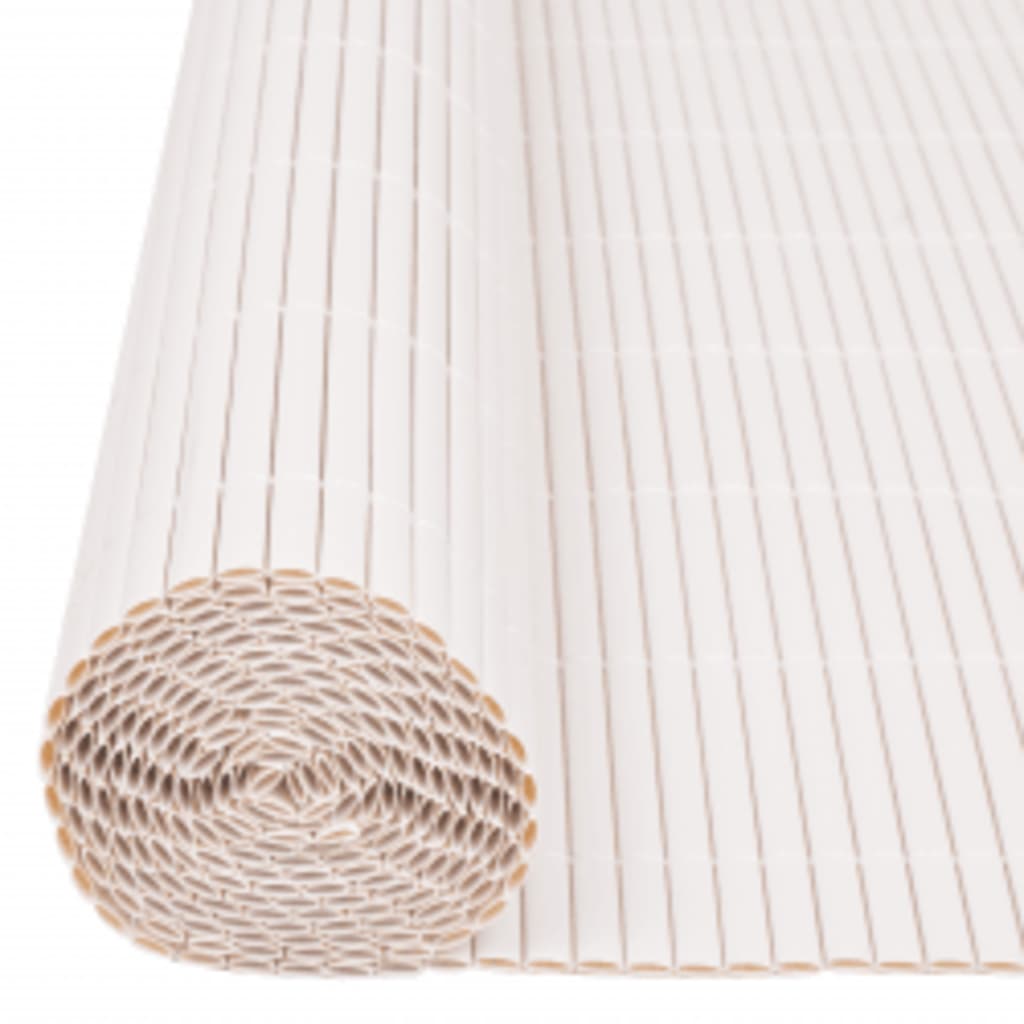 havehegn 110x400 cm dobbeltsidet hvid
