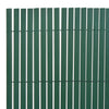 havehegn 110x400 cm dobbeltsidet grøn