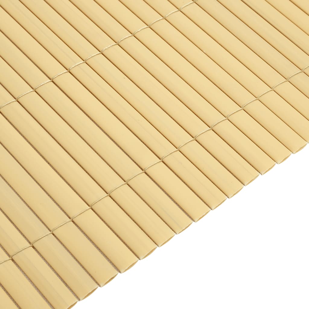 dobbeltsidet havehegn 110x400 cm gul
