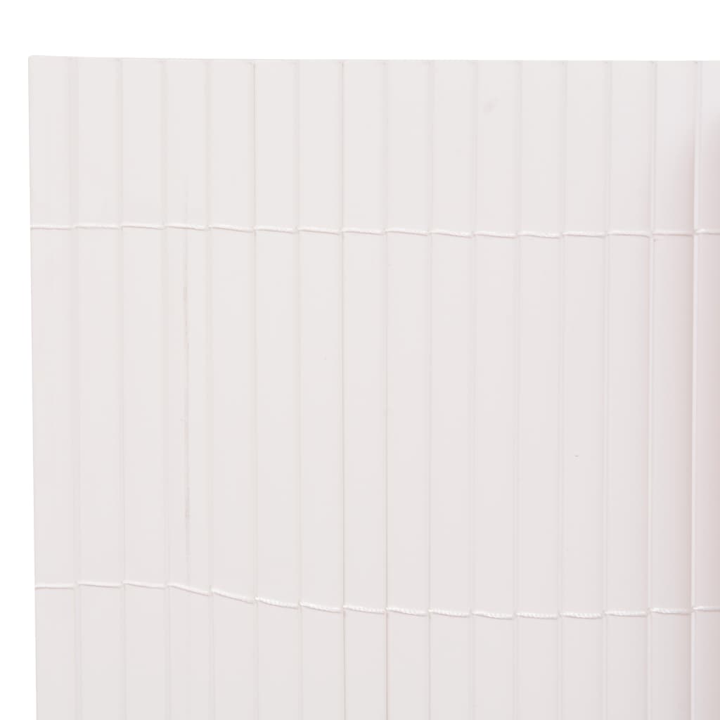 havehegn 110x500 cm dobbeltsidet hvid