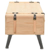 tv-skab 110x33x35 cm massivt fyrretræ