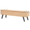 tv-skab 110x33x35 cm massivt fyrretræ