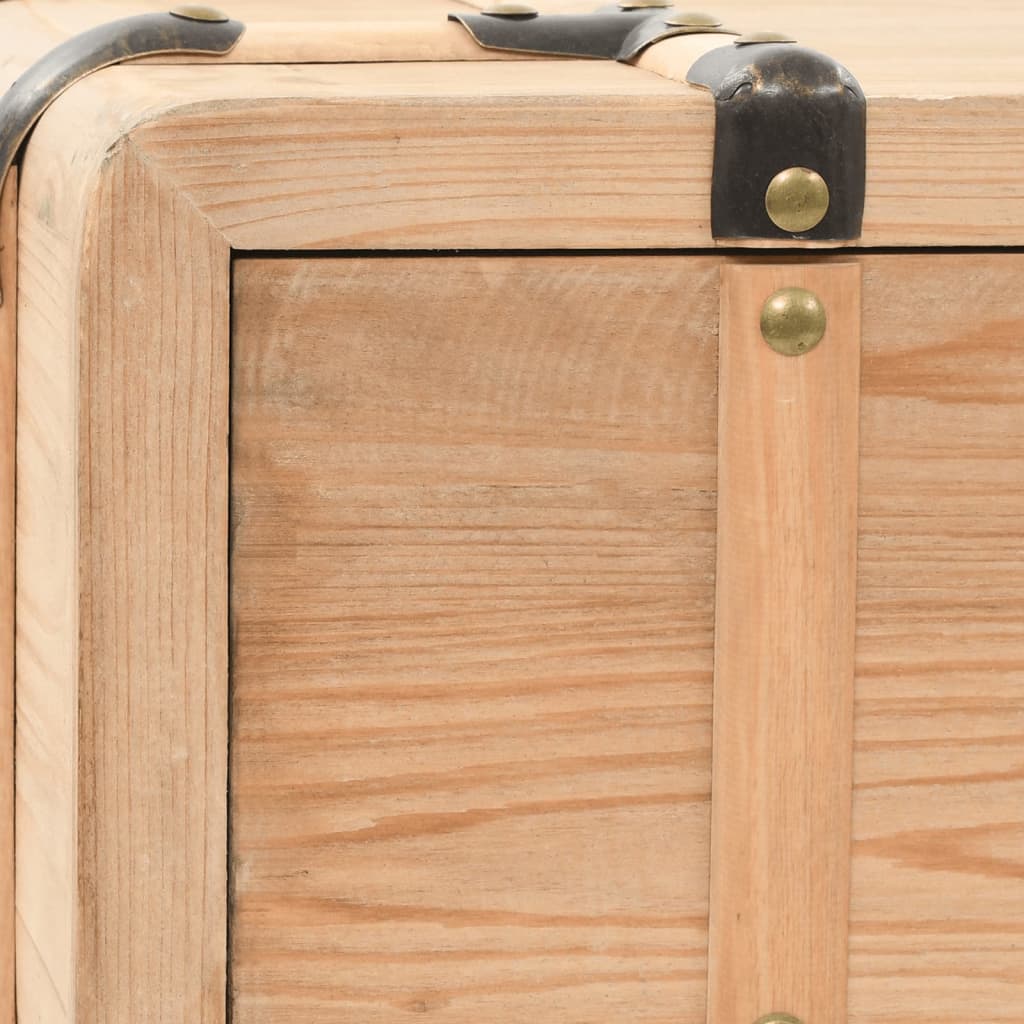 tv-skab 110x33x35 cm massivt fyrretræ