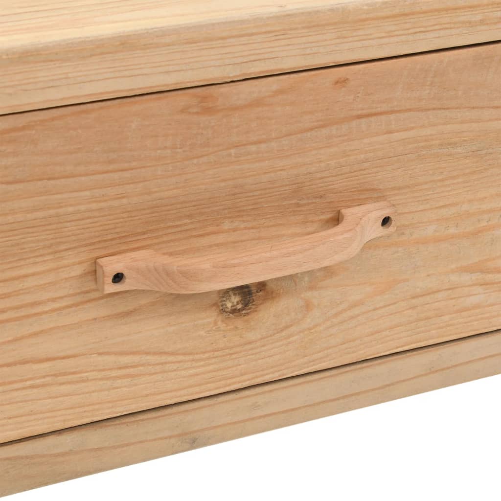tv-skab 110x33x35 cm massivt fyrretræ