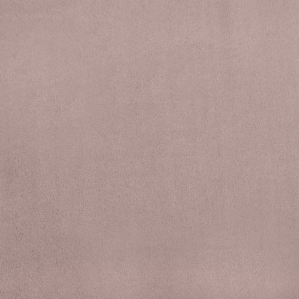 spisebordsstole 6 stk. velour lyserød
