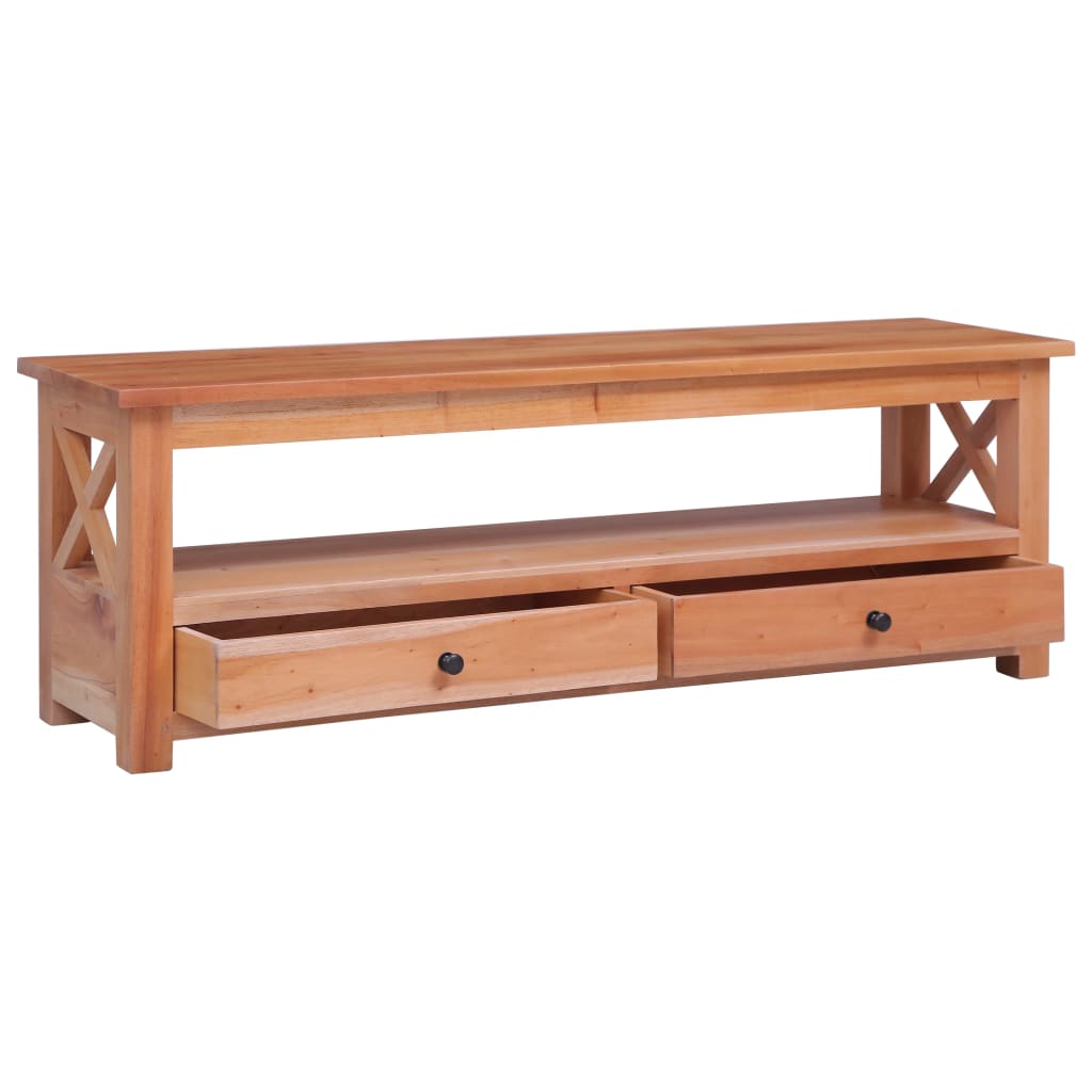 tv-skab 115x30x40 cm massivt mahognitræ