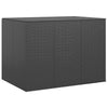 hyndeboks 145x100x103 cm polyrattan sort