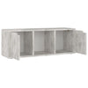 tv-bord 88,5x27,5x30,5 cm konstrueret træ betongrå