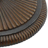 parasolfod 45x45x30 cm støbejern bronzefarvet