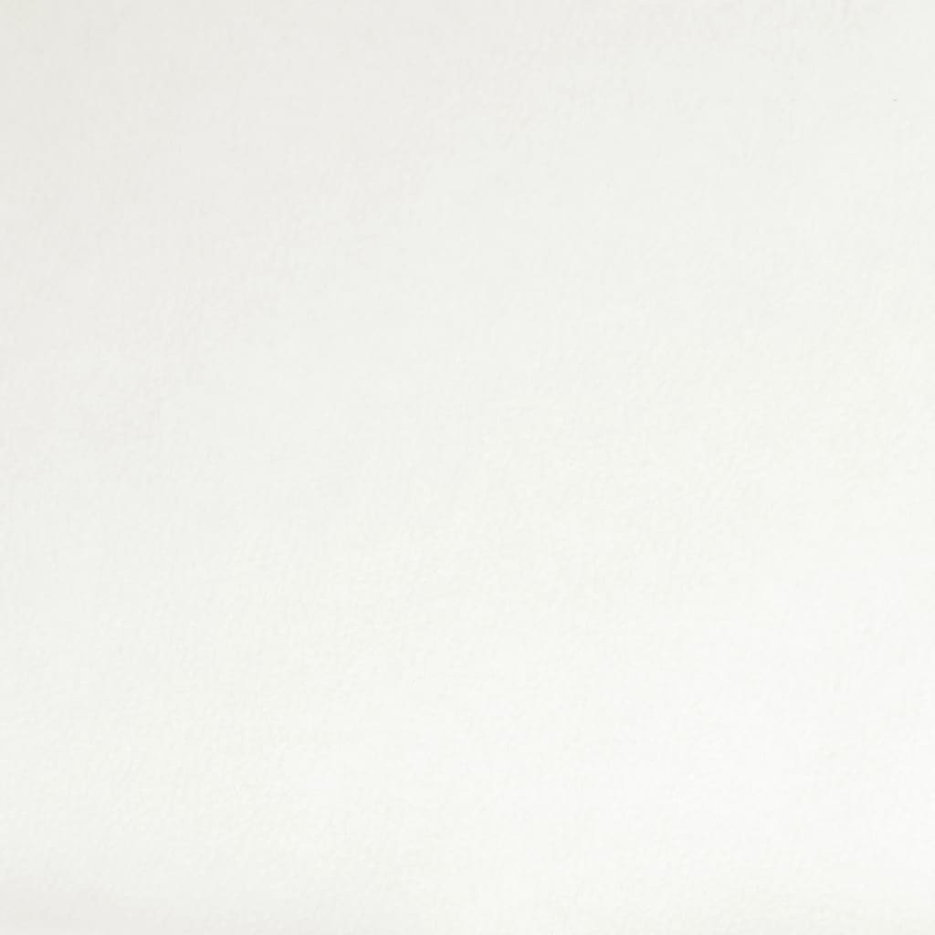 drejelig spisebordsstol kunstlæder hvid