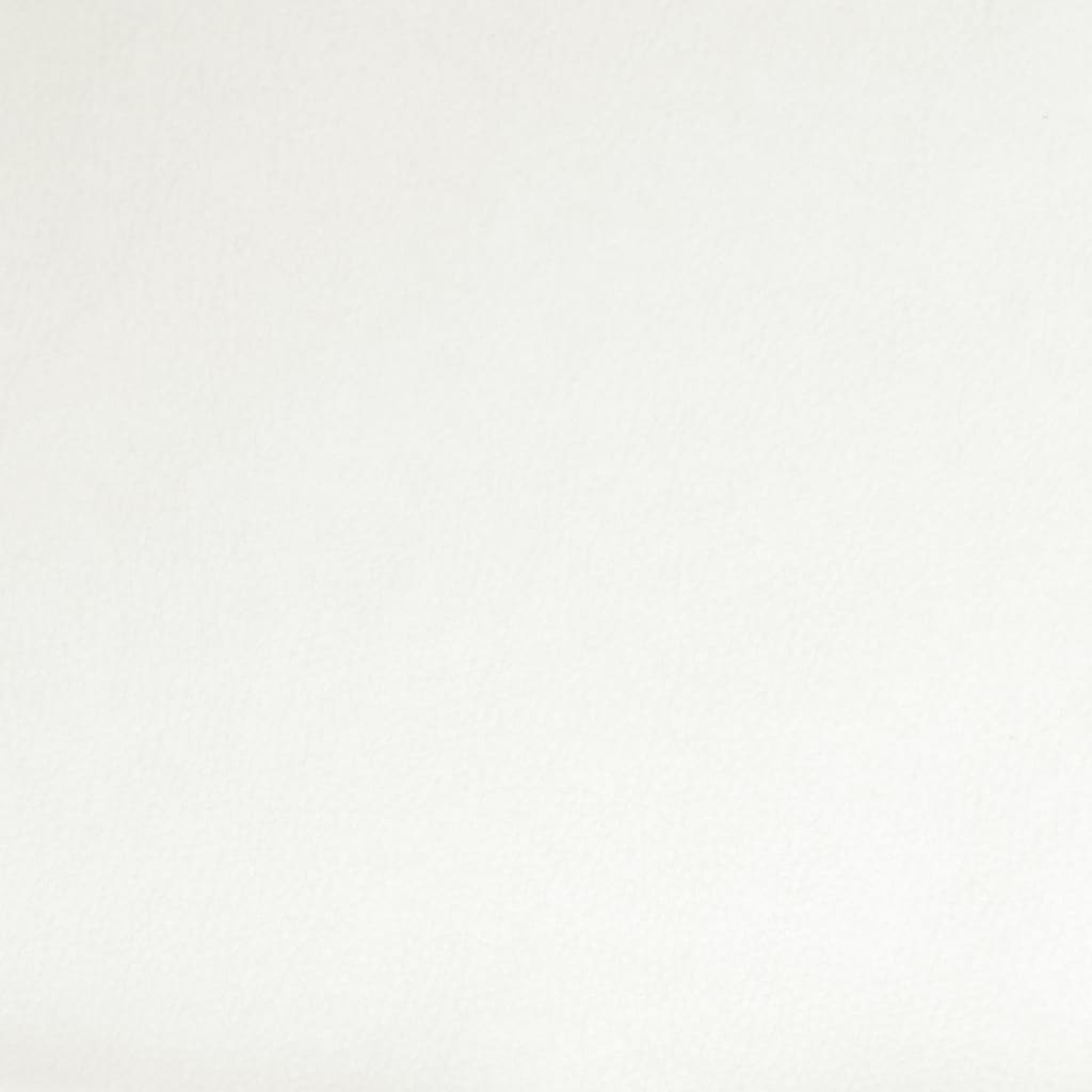 drejelig spisebordsstol kunstlæder hvid