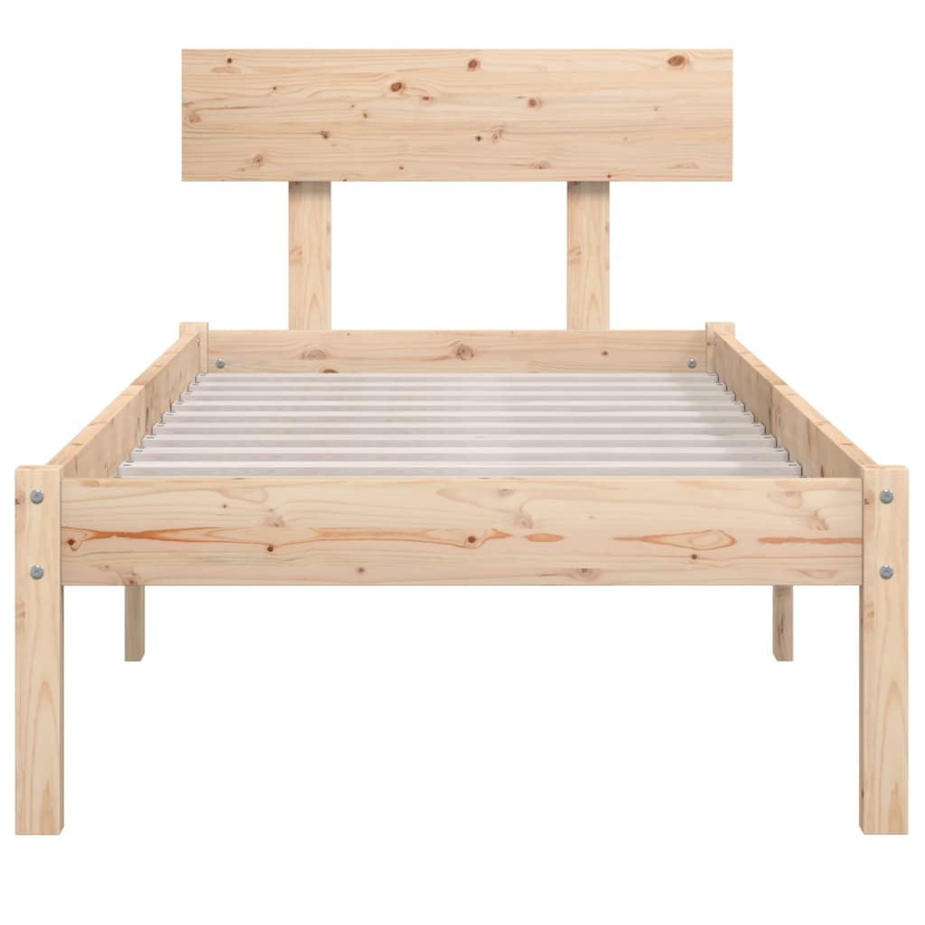 sengeramme 100x200 cm massivt fyrretræ