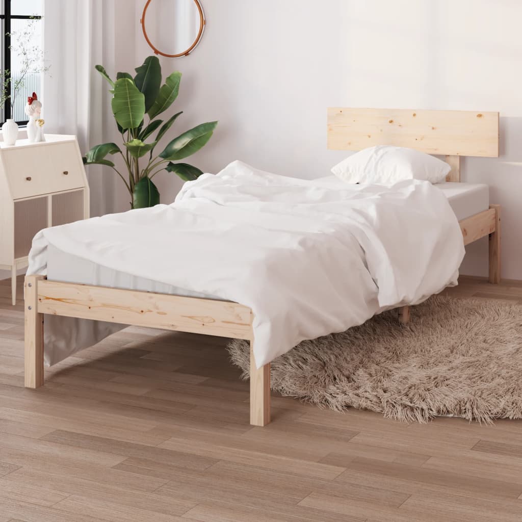 sengeramme 100x200 cm massivt fyrretræ