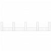 gabionkurv med 5 stolper 500x20x100 cm U-facon jern