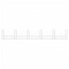 gabionkurv med 6 stolper 620x20x150 cm U-facon jern