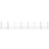 gabionkurv med 8 stolper 860x20x150 cm U-facon jern