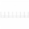 gabionkurv med 8 stolper 860x20x200 cm U-facon jern