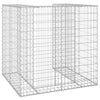 gabionvæg til affaldsspand 110x100x110 cm galvaniseret stål