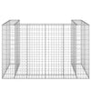 gabionvæg til affaldsspand 180x100x110 cm galvaniseret stål