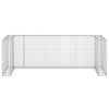 gabionvæg til affaldsspand 325x100x110 cm galvaniseret stål