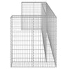 gabionvæg til affaldsspand 325x100x110 cm galvaniseret stål